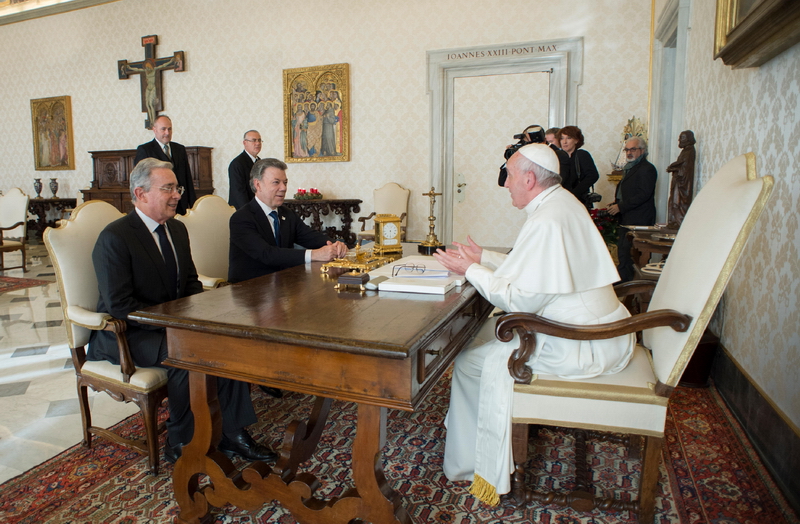 VATICAN-COLOMBIA-POPE