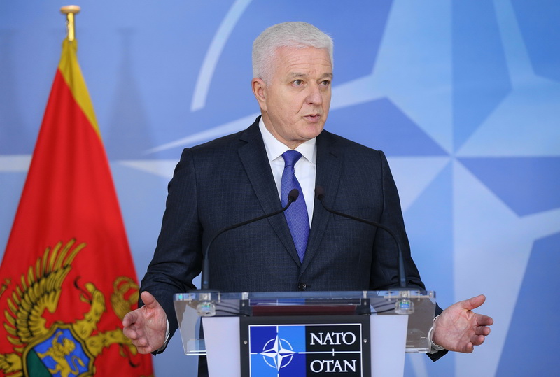 Montenegro’s Prime Minister Dusko Markovic in Brussels