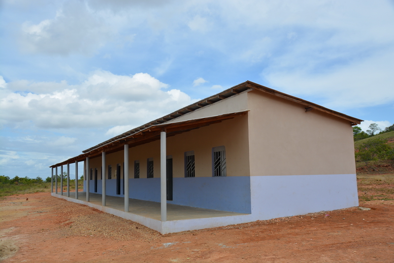 Escola na localidade Serrinha construida com ajuda da Fundação Consolata Onlus