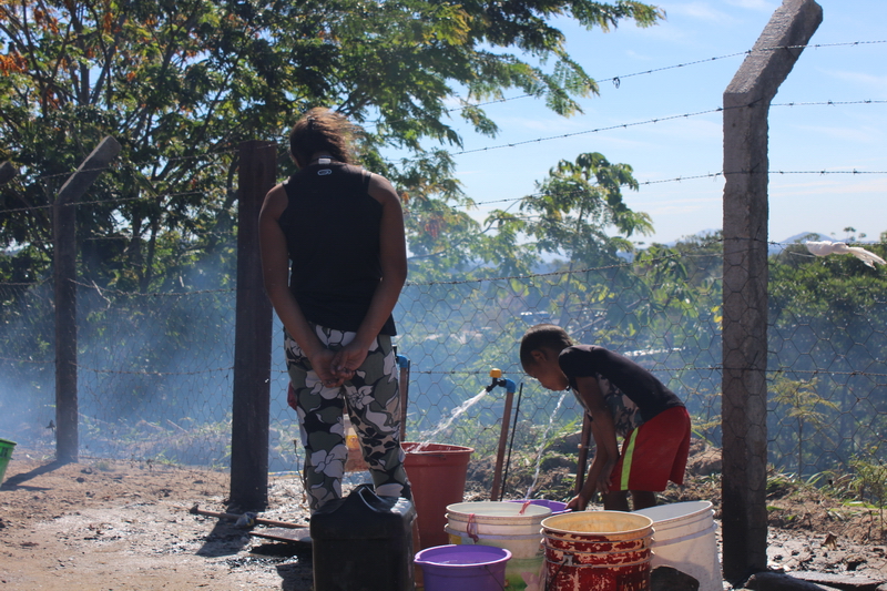 Visita al refugio de Guaraos en Pacaraima y reunión con representante de ACNUR y OIM 21.02.18 (5)