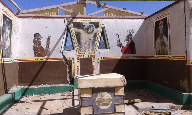 chiesa di Kawap, interno (2018)