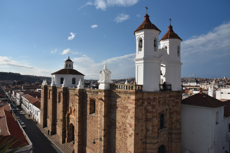Veduta della Iglesia La Merced, a Sucre. / Foto di Kent MacElwee.