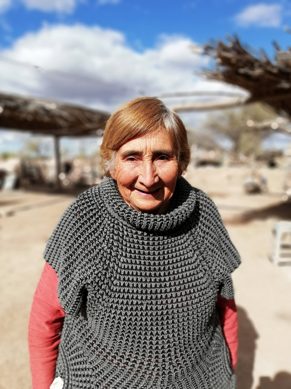 Donna Rosita Jofré della Comunità huarpe di Asunción. Foto José Auletta.