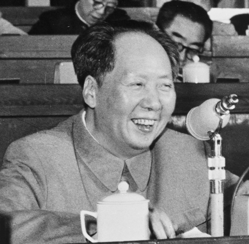 Immagine storica di Mao Zedong, il «grande Timoniere». Foto: Anefo.