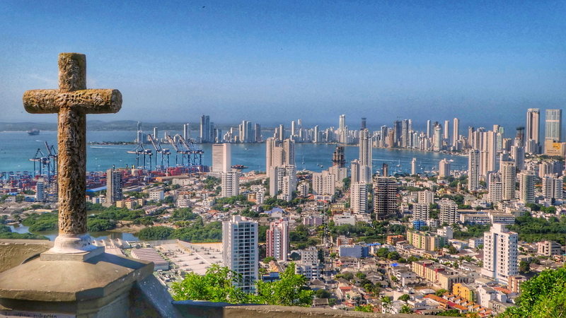 Vista della città caraibica di Cartagena de Indias. Foto neufal54-Pixabay.