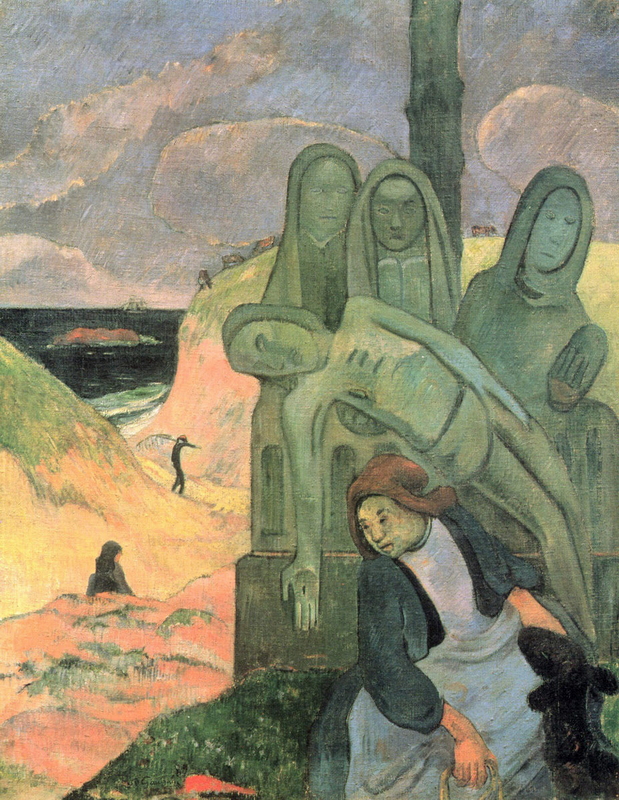 Il «Cristo verde» di Paul Gauguin, famoso pittore francese.