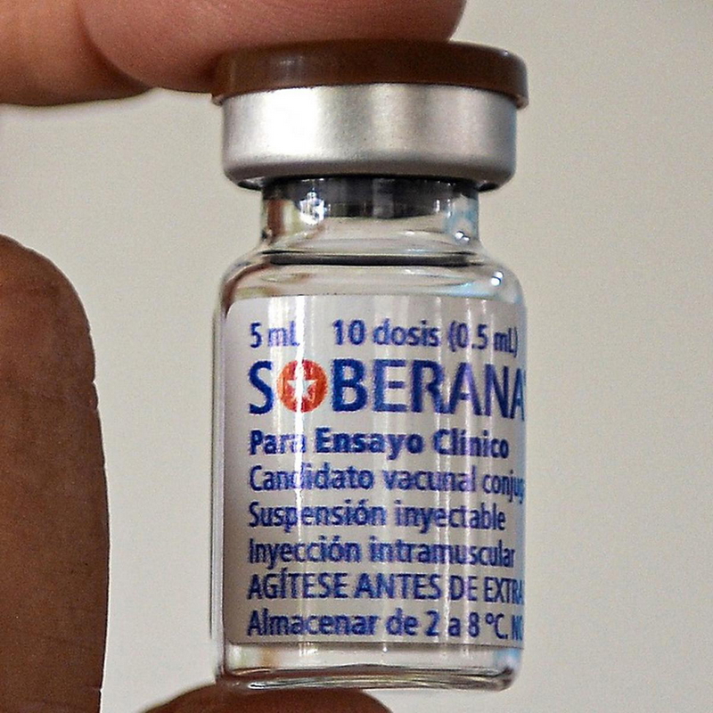Una dose di «Soberana 2», uno dei vaccini contro il Covid-19 prodotti a Cuba.