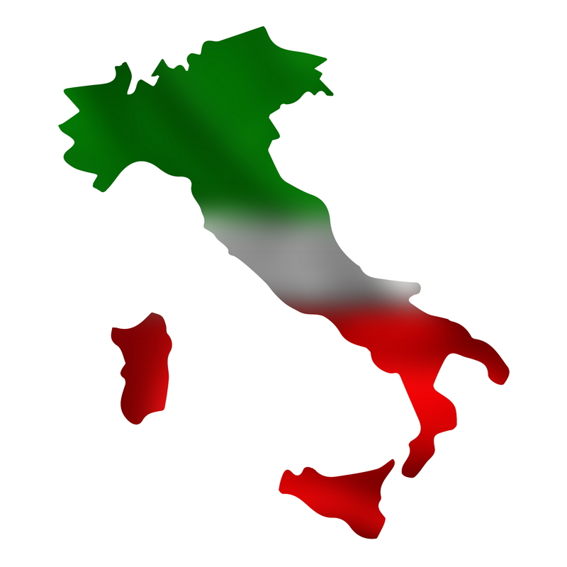 Mappa tricolore dell’Italia. Foto MMedia – Pixabay.