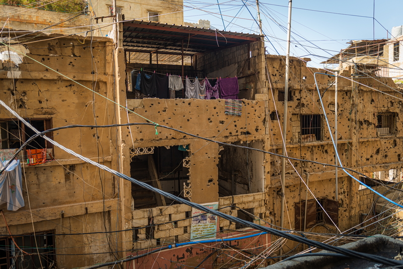 Visita campo profughi di Burj El Barajneh a Beirut