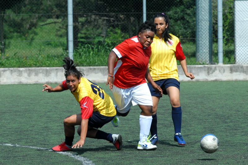 Momenti (concitati) di gioco nel corso di una partita. Foto Davide Casali.