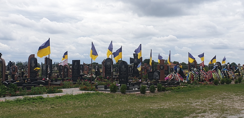 Cimitero nei pressi di Kiev