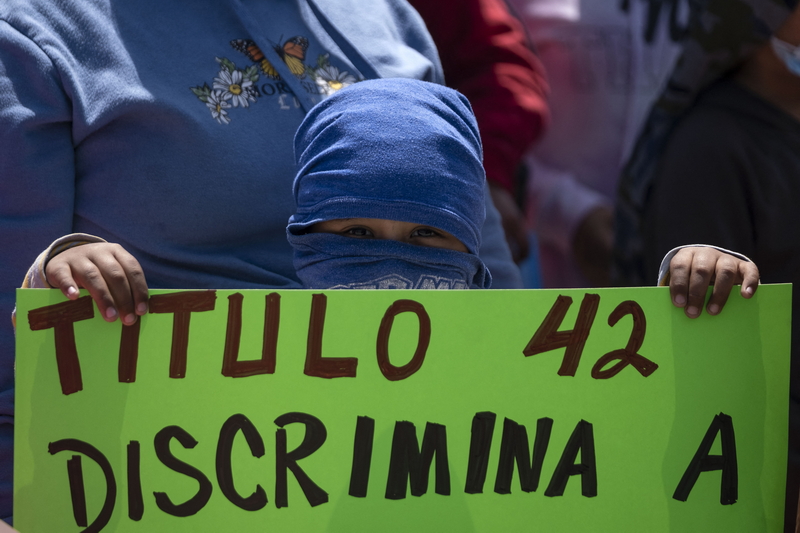 MEXICO-US-MIGRATION-TITLE 42-PROTEST
