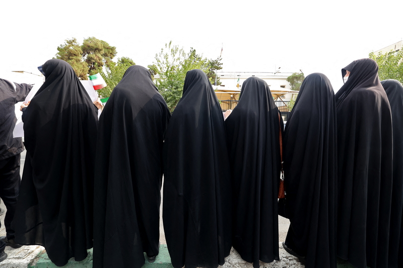 IRAN-GERMANY-POLITICS-DEMO-WOMEN