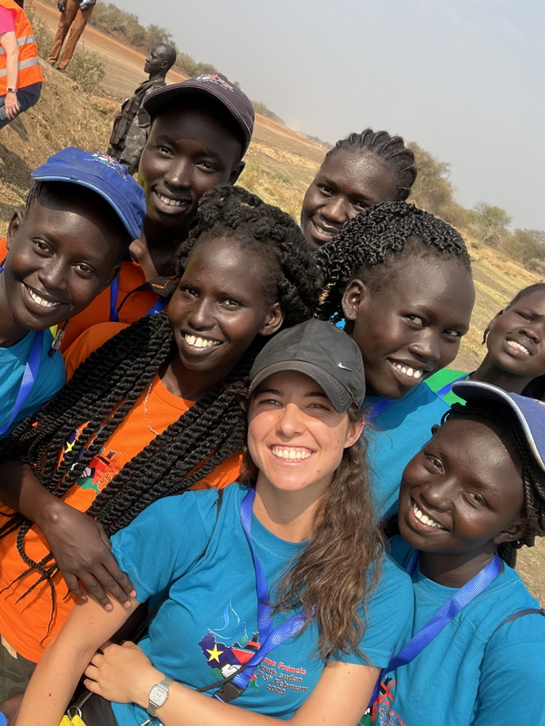 Monica Moser in Sud Sudan. Archvio M. Moser.