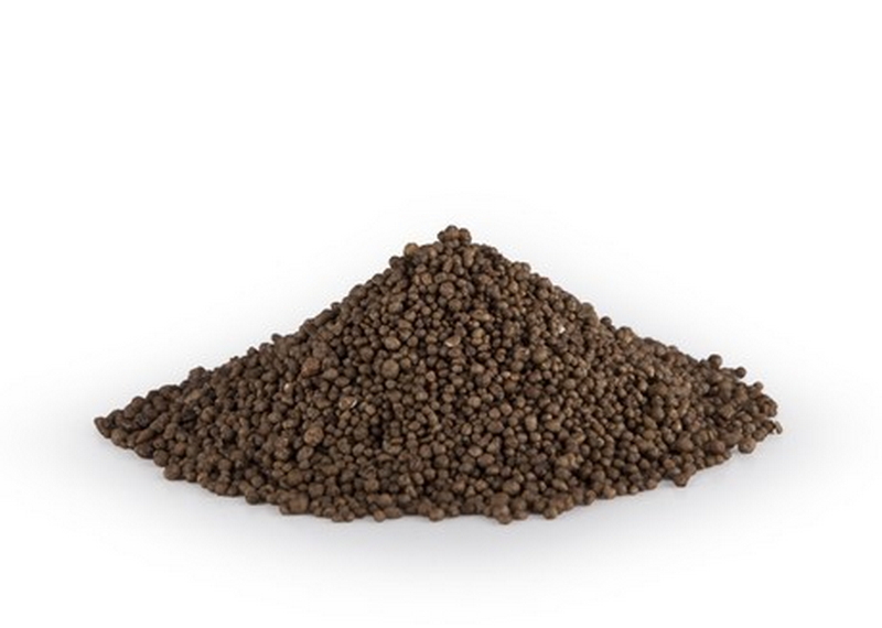 Fertilizzante di fosfato di ammonio.