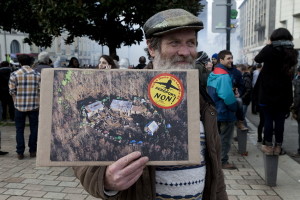 01 philippe leroyer Demonstration against the Notre Dame des Landes airport - 22Feb14, Nantes (France