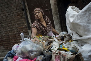Leela, una manual scavenger, vive a Nand Nagri, periferia nord di New Delhi