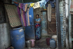 Durga Kund, un sobborgo di Manual Scavangers di Varanasi.