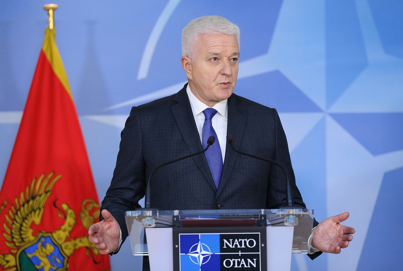 Montenegro’s Prime Minister Dusko Markovic in Brussels