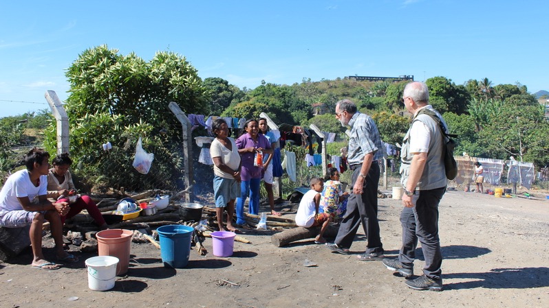 Visita al refugio de Guaraos en Pacaraima y reunión con representante de ACNUR y OIM 21.02.18 (16×9)