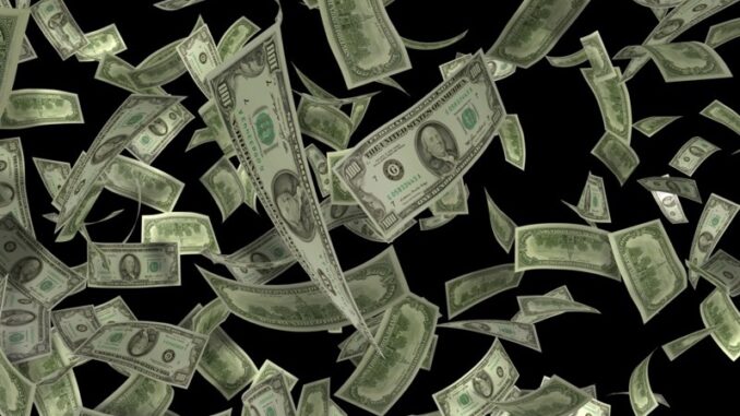 Pioggia di dollari. Foto 3D Animation Production Company - Pixabay.